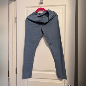 TNA full length blue leggings